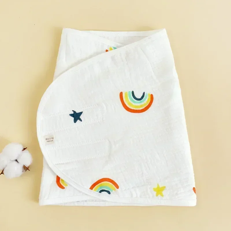 Couverture d'emmaillotage bébé 06 mois sangle ventre couverture couchage nouveauné style fin été Arcenciel et