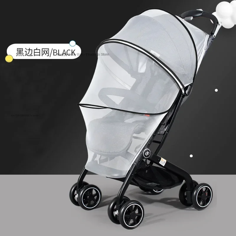 Poussette légère et compacte été 2023 tissu respirant maille bébé design moderne aluminium protection UV prome