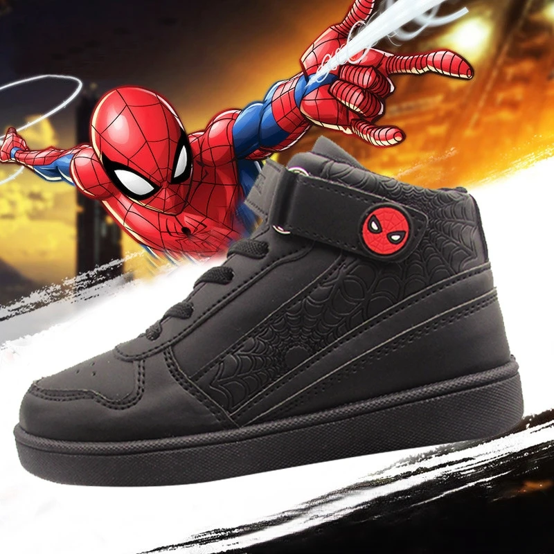 Chaussures Disney décontractées pour garçons cuir PU antidérapant