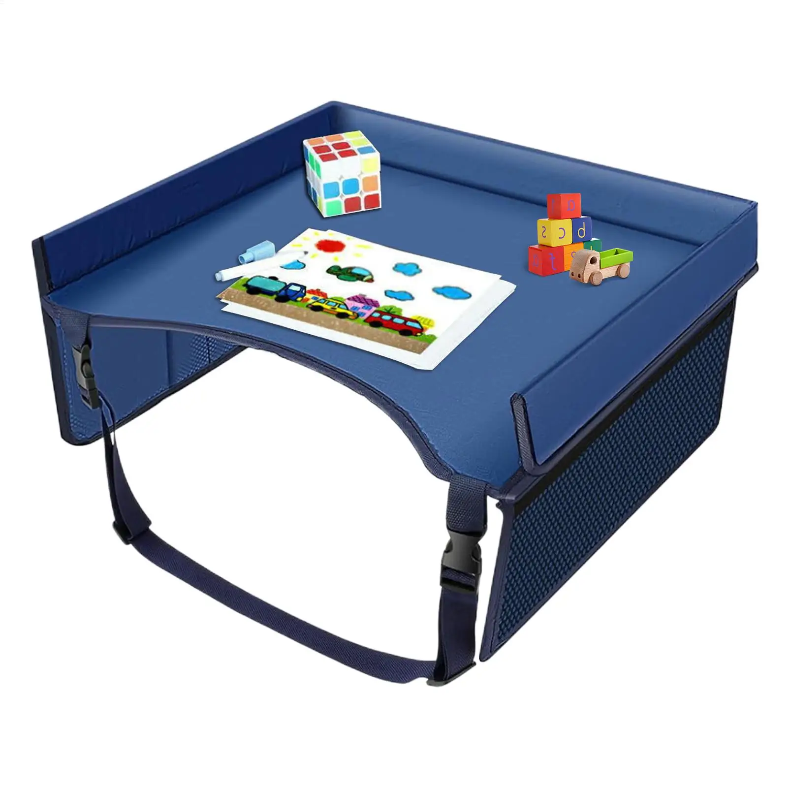 Siège voiture plateau voyage table jeu organisateur stockage collations jouets portegobelet étanche bébé enfan