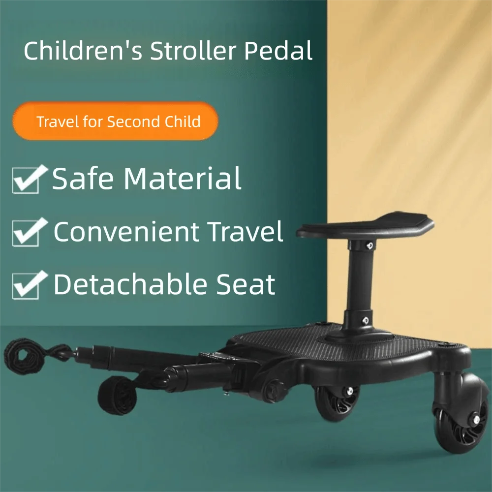 Adaptateur de pédale pour poussette universel siège détachable sécuritaire pour enfant 37 ans