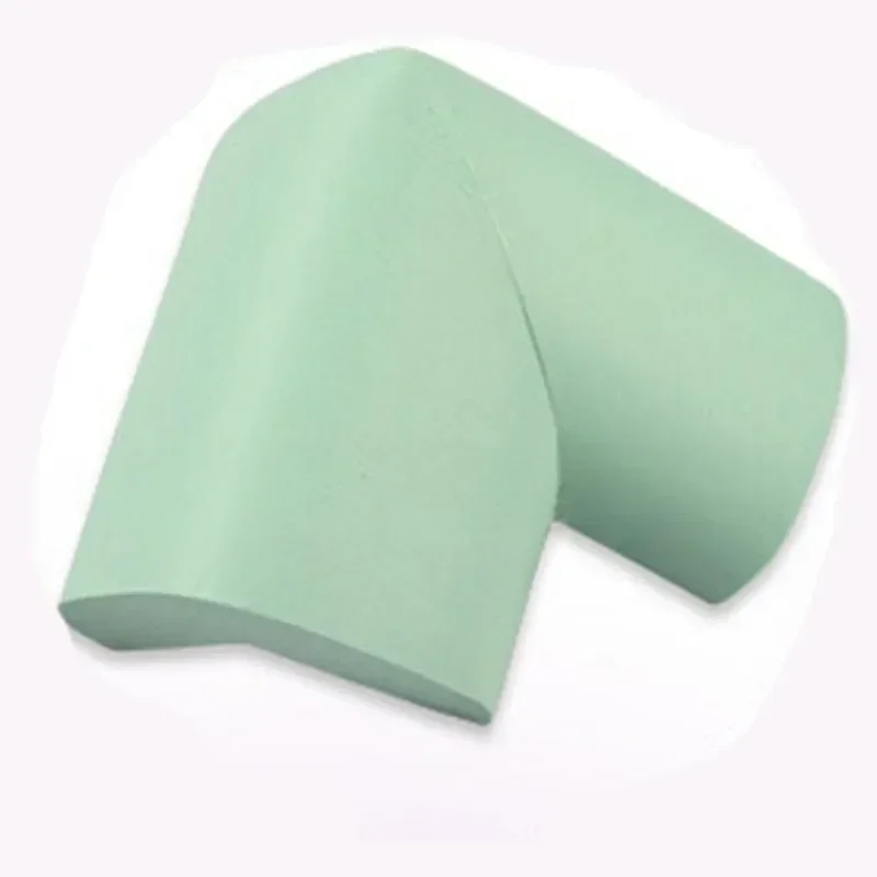 Protecteur de Coin de Table pour Bébé Coussin de Sécurité AntiCollision en Plastique Forme en L Vert Doux Desi
