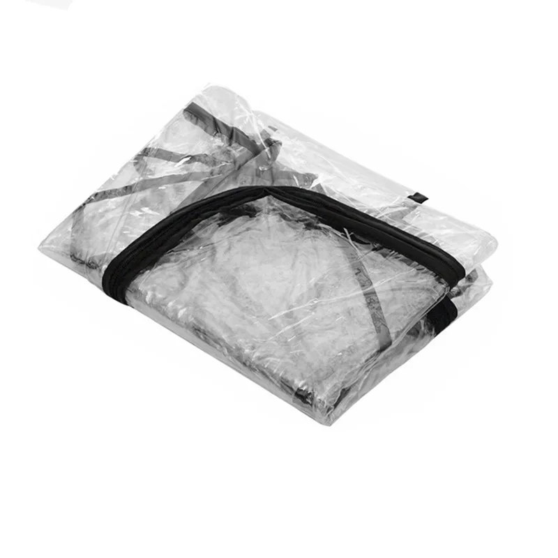 Housse de pluie universelle en plastique pour poussette de chat et de chien accessoires de couverture de pluie