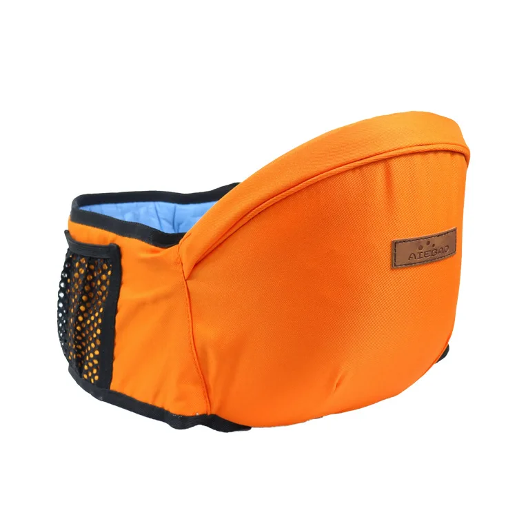Portebébé ergonomique orange ATESGAO tissu polyester design courbé filet aération confort bébé parent 02 ans