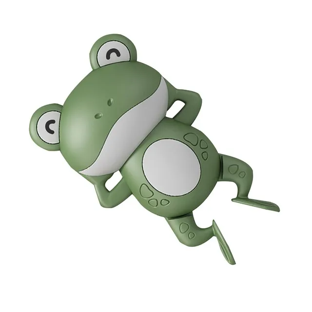 Jouets de bain en plastique ABS flottants en forme de grenouilles pour bébés et enfants jouets éducatifs et sé