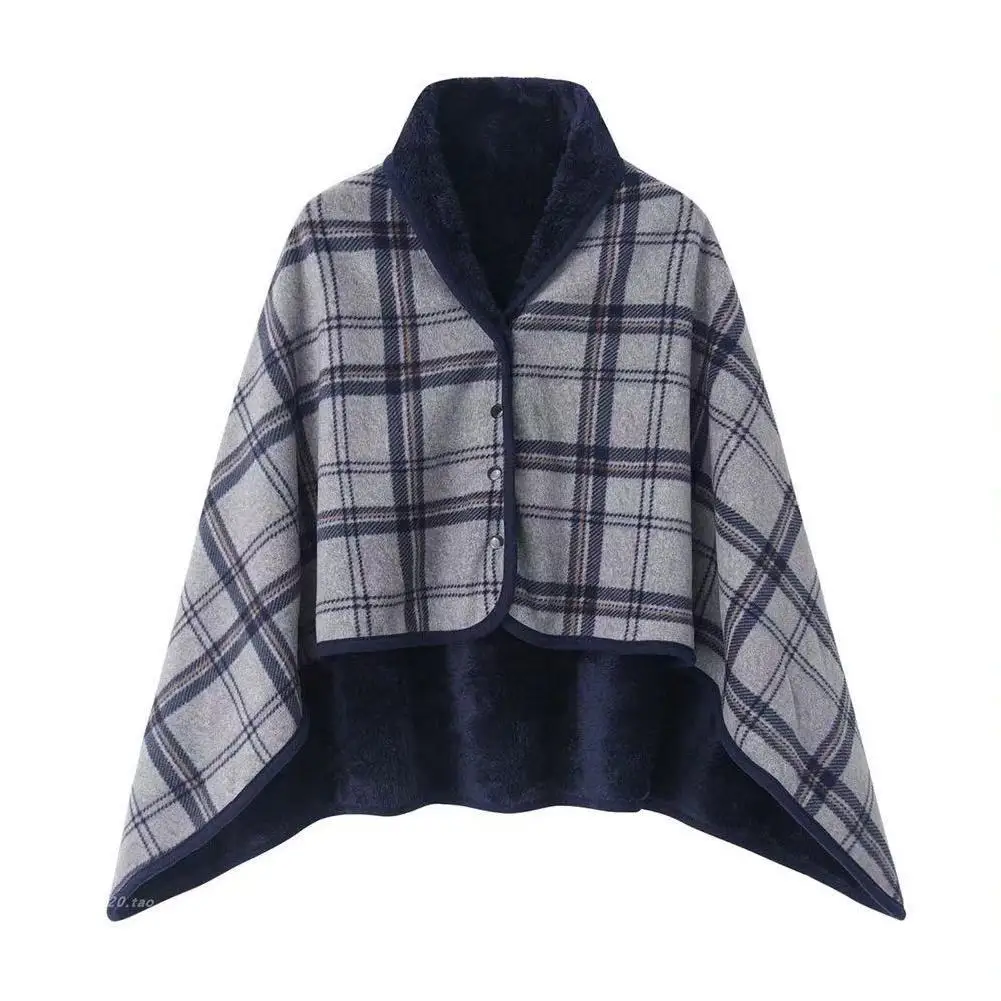 Couverture portable en polyester châle épais pour hiver usage intérieur extérieur bébé maman confort