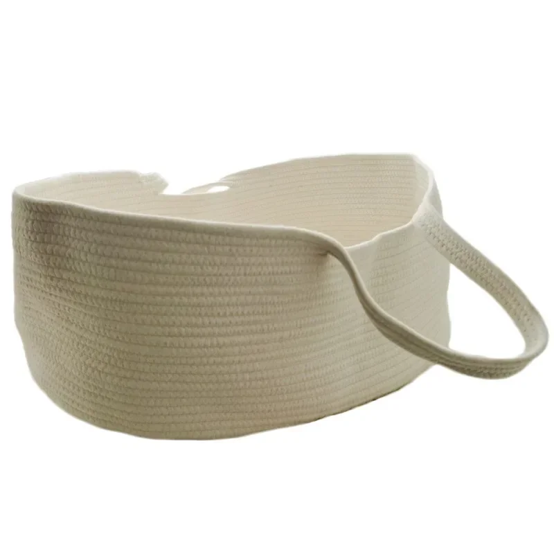 Panier de rangement en coton tissé pour bébé organisation chambre bébé solution de stockage pratique design mi