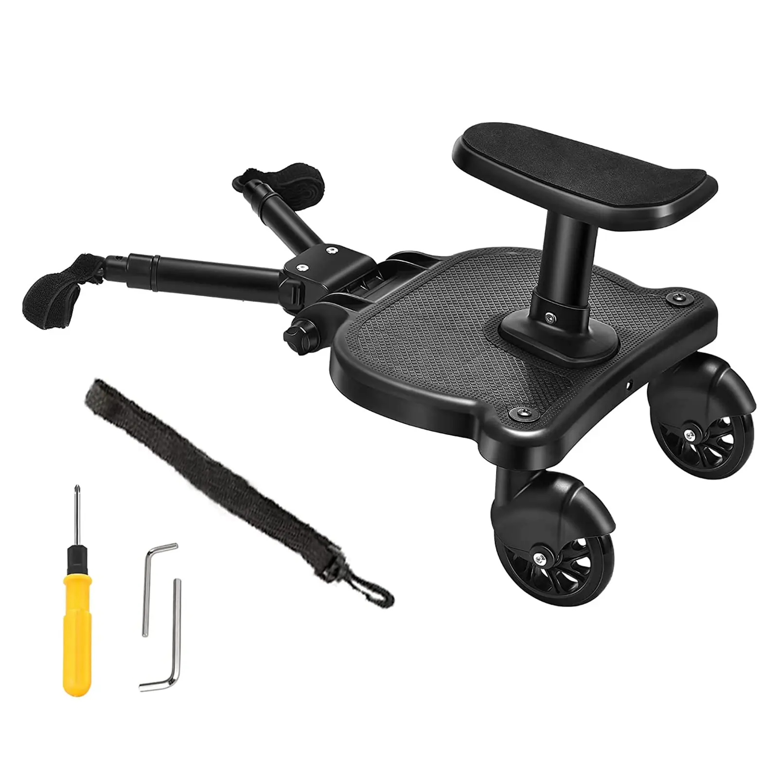 Planche de Buggy Portable avec siège, planches universelles pour enfants, planche debout 360 ° Accessoire de l