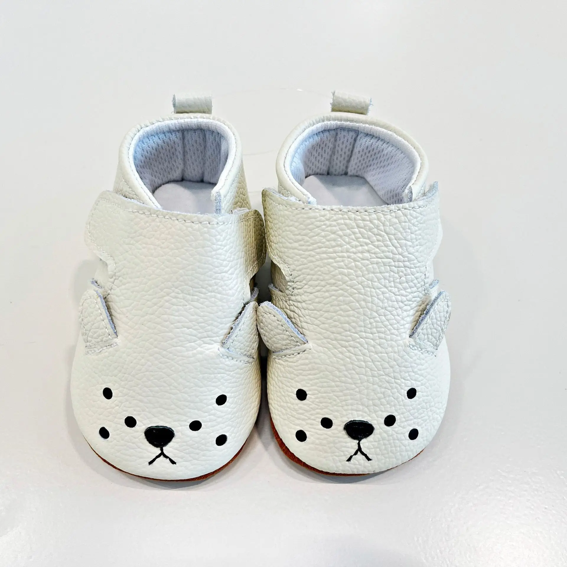 Chaussures de berceau bébé fille et garçon mocassins lion en cuir synthétique antidérapant unisex premier pas 