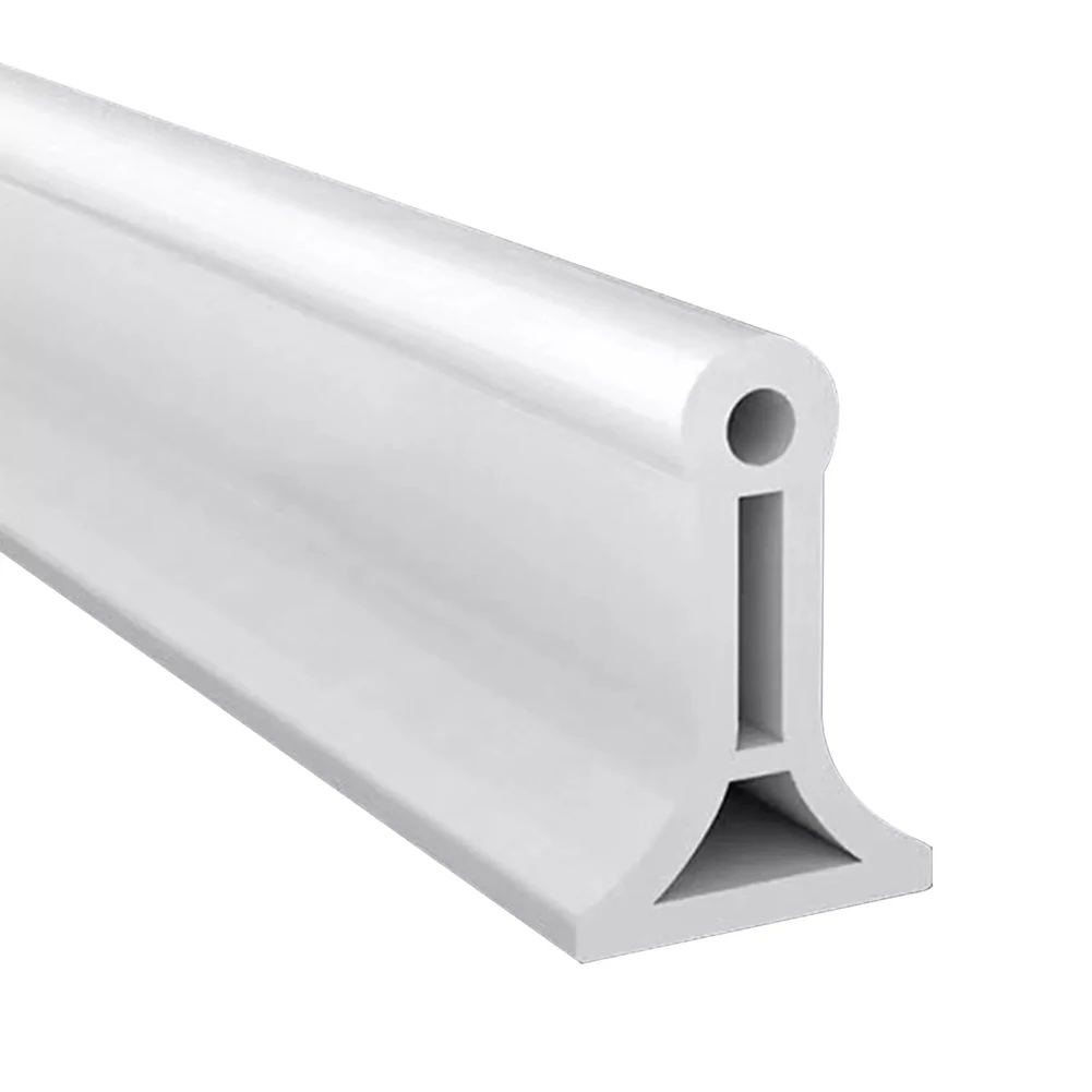 Profilé en plastique blanc design moderne pour construction et