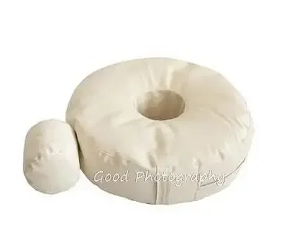 Oreiller donut bébé confort support positionnage photo nouveauné doux hypoallergénique portable