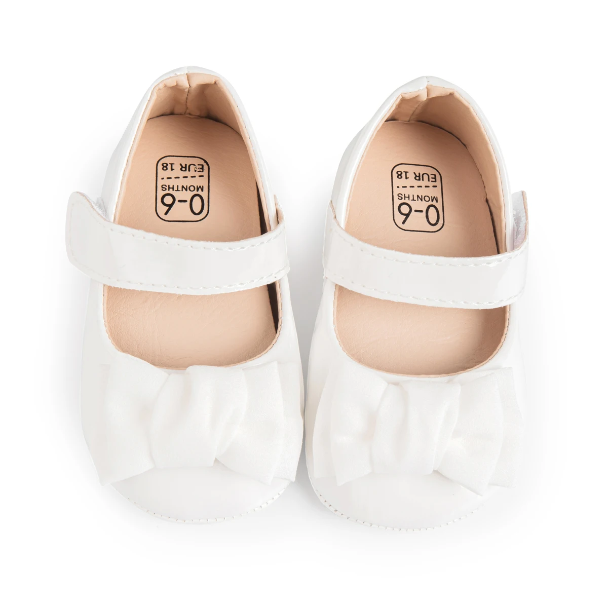 KIDSUN Chaussures Bébé Fille 06 Mois Princesse Satin Velcro AntiGlisse Occasions Spéciales Élégance Confortura