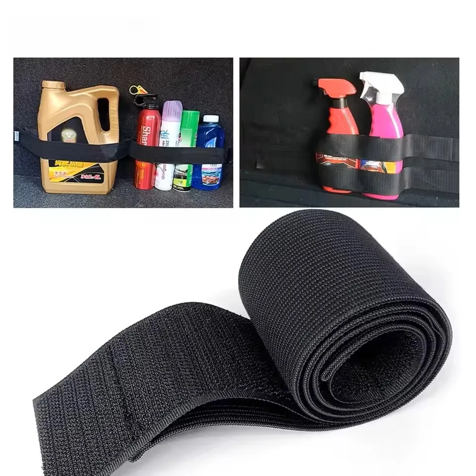 Sangle de maintien pour coffre voiture rangement bouteilles fixation sécurisée nylon durable design moderne 50