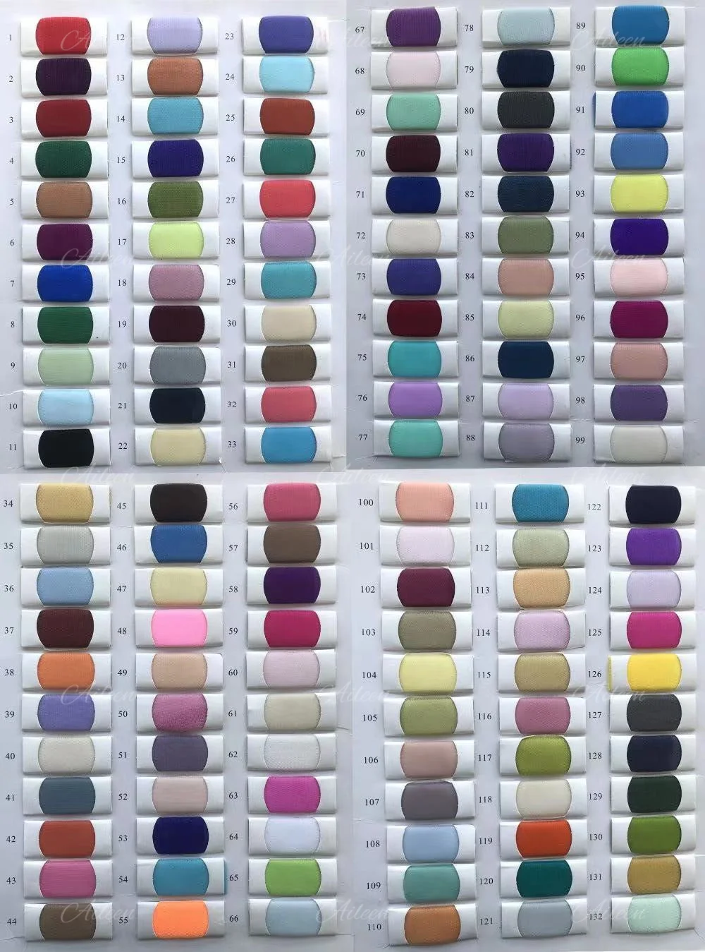 Échantillons de tissu multicolore pour couture design et décoration texture douce 57 cm large gamme de couleur