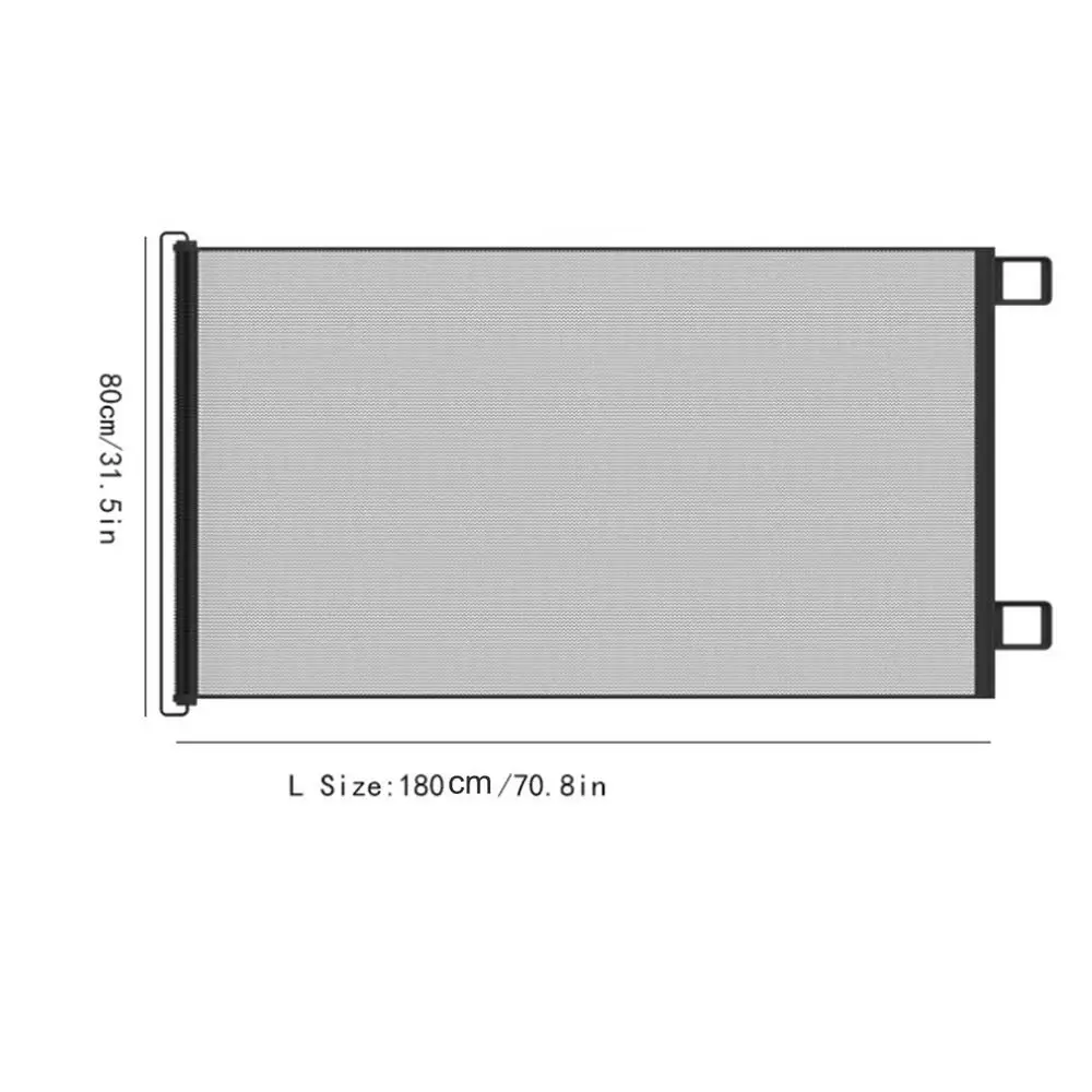 Écran de projection rétractable 180x80cm tissu léger cadre métal design