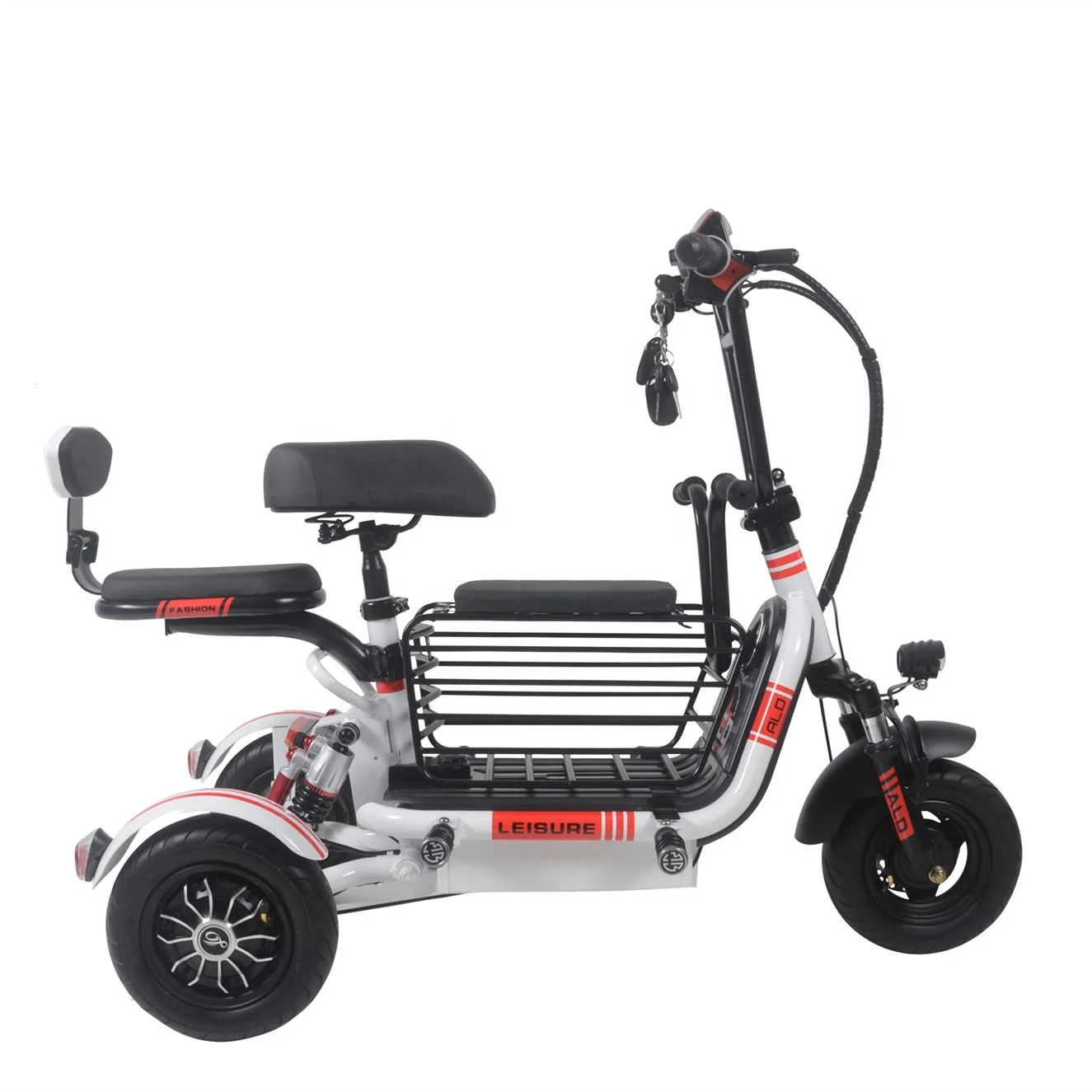 Scooter électrique portable pour adultes tricycle compact design