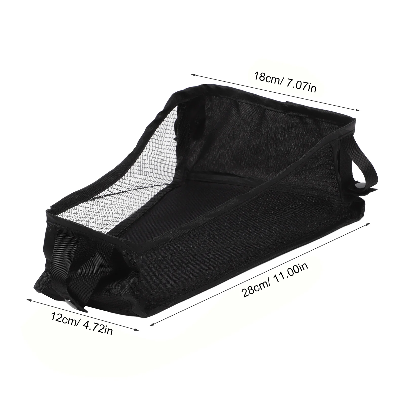 Sac de rangement universel pour poussette pochette polyester grande capacité compartiment incliné filet supéri