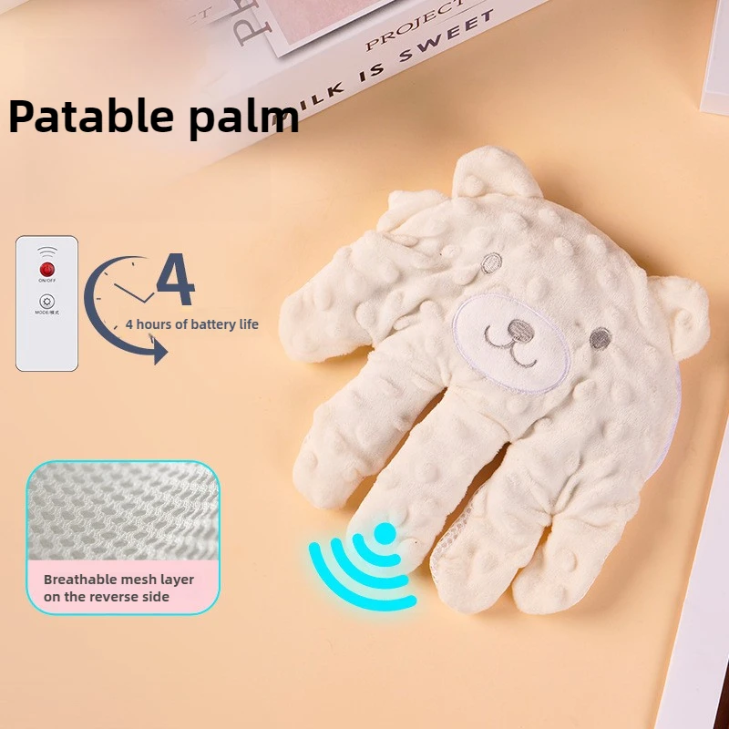 Gant apaisant en coton doux pour bébés aide au sommeil jouet confortable cadeau de naissance