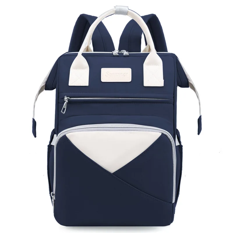 Sac à dos personnalisé maman bébé Oxford multifonctionnel grande capacité style moderne couleurs personnalisab