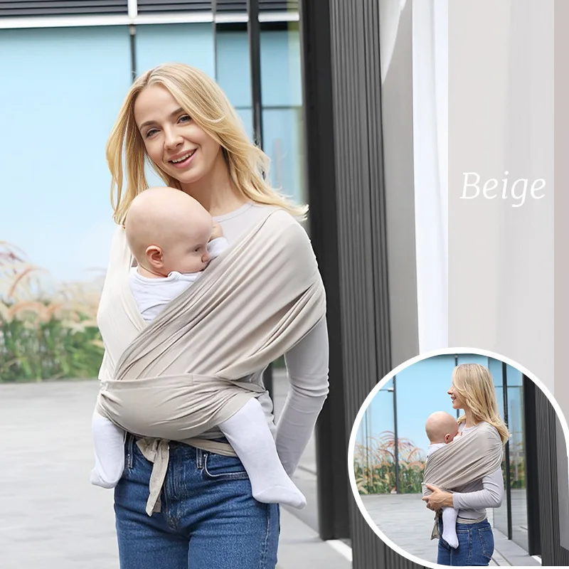 Portebébé en tissu kangaroo Pangdube écharpe ergonomique pour bébé foulard d'allaitement transport en faceàfac