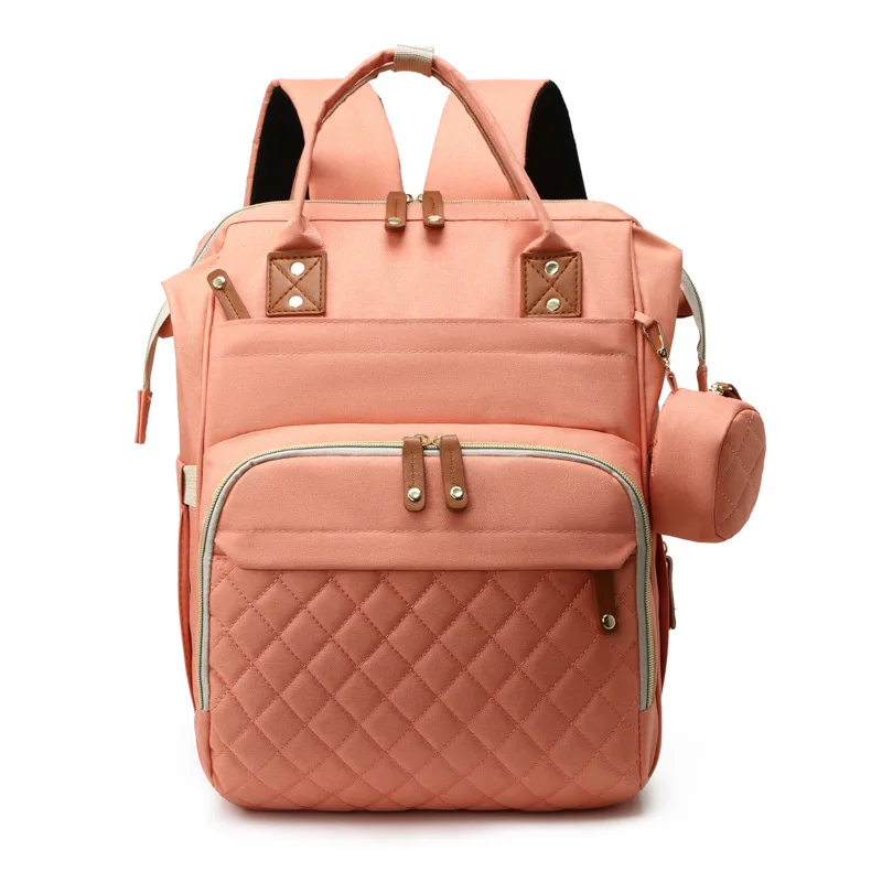 Sac à dos bébé grande capacité portebébé épaules polyester respirant poches multiples style moderne design élé