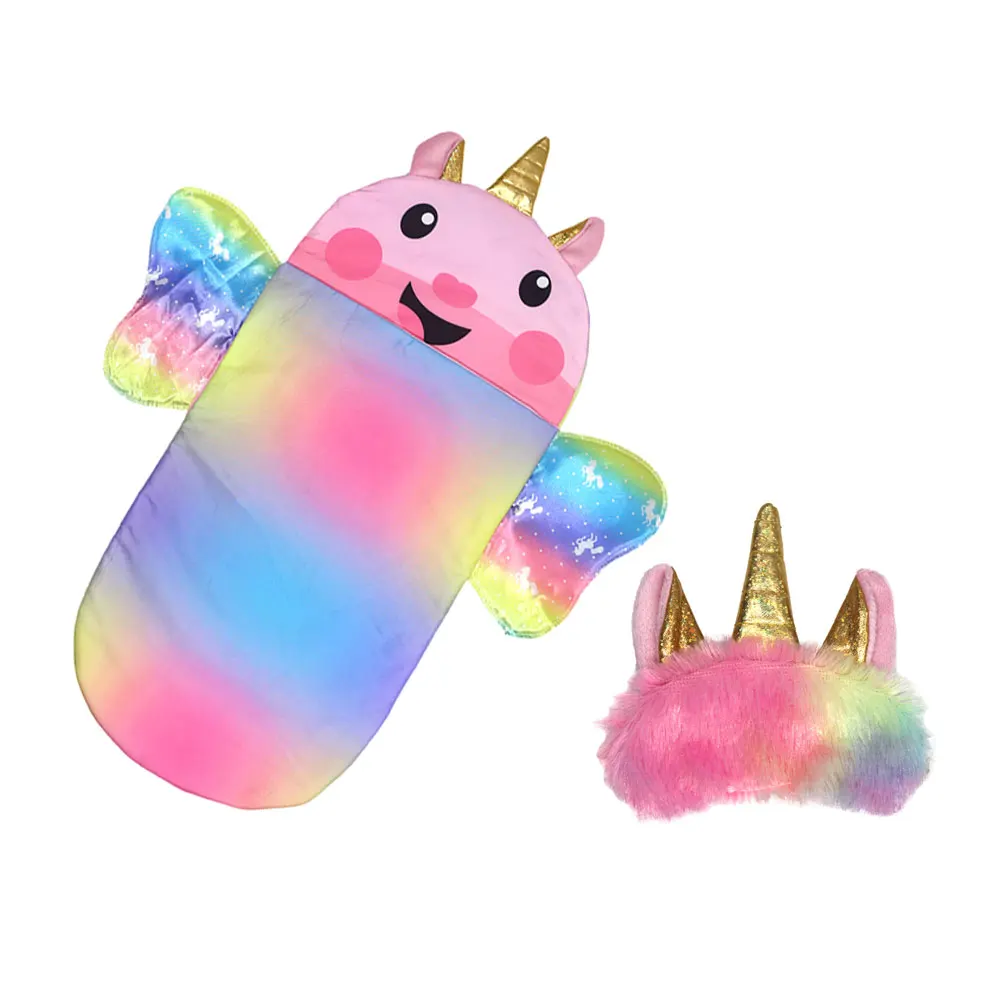 Sac de couchage poupée licorne 43cm oreiller licorne 1718 pouces accessoires nouveauné cadeau anniversaire fil