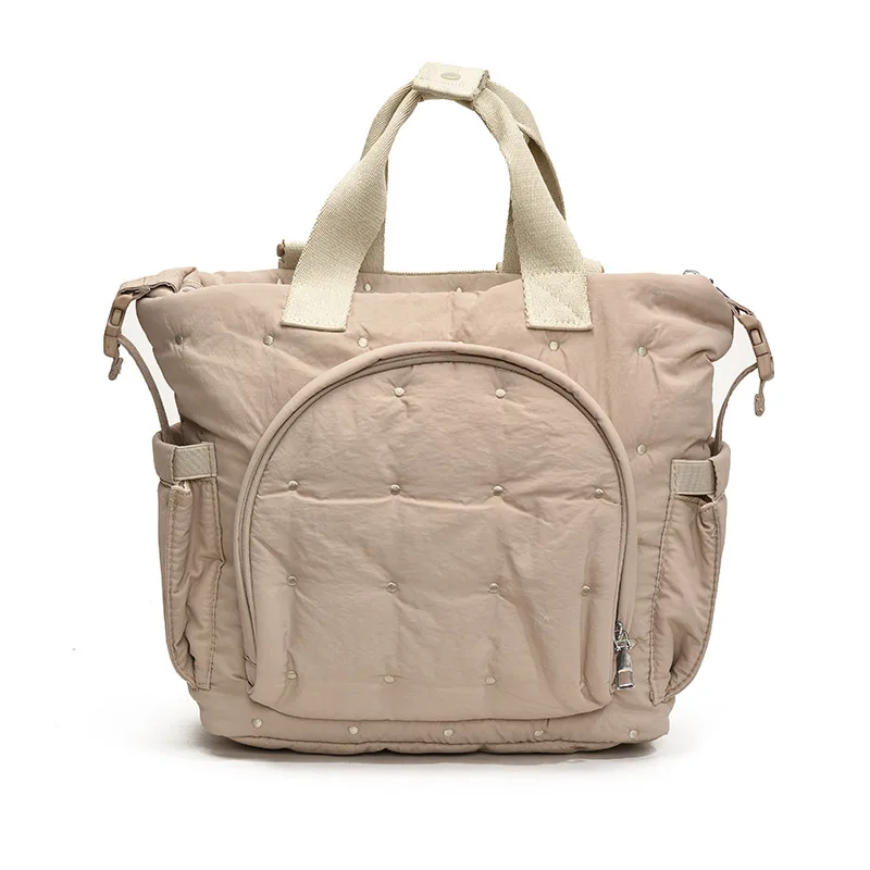 Sac à couches multifonctionnel pour nouveauné sac à dos mode moderne grande capacité matériau doux pratique et
