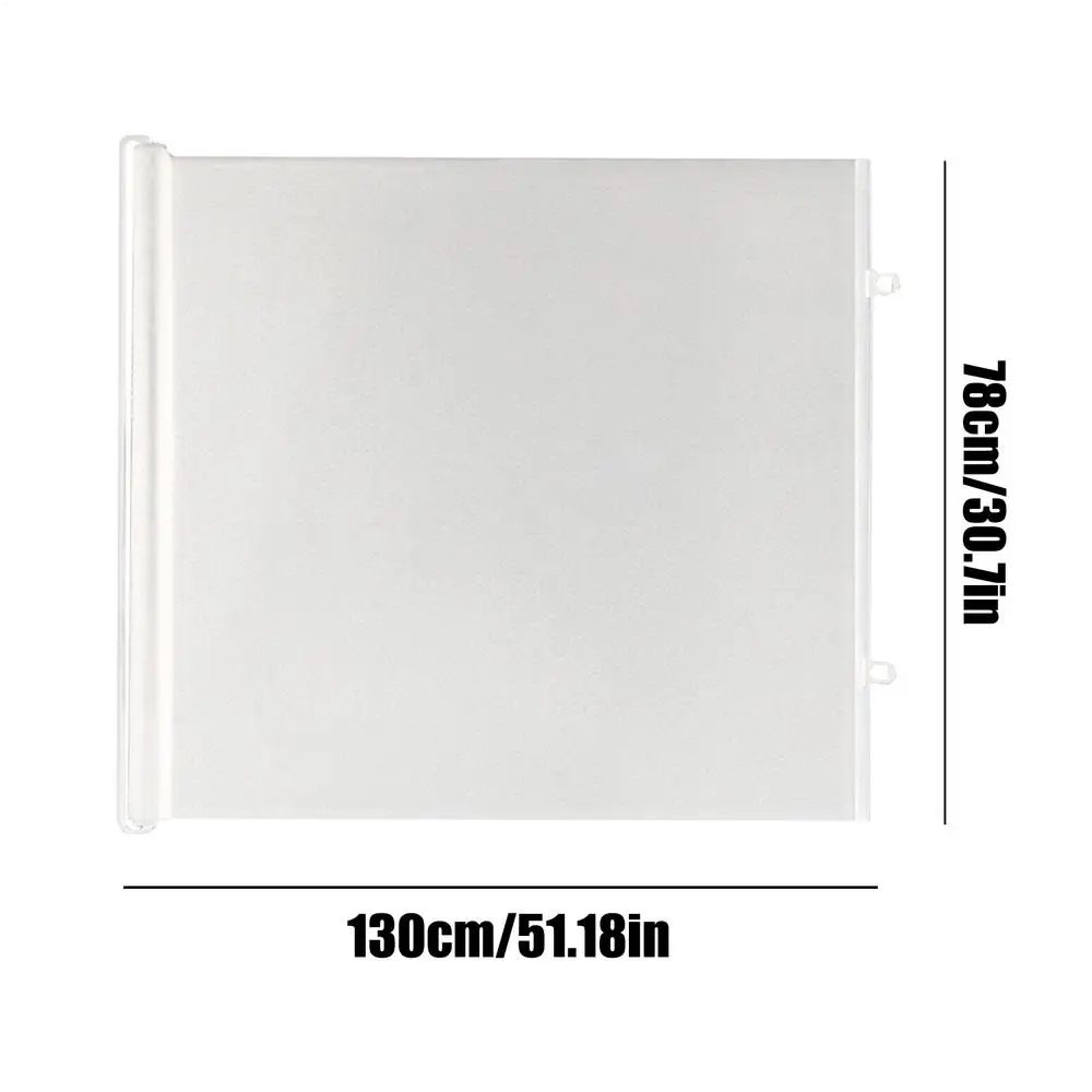 Écran de séparation intérieur en tissu blanc 130cm x 78cm portable sans montage style moderne Usage familial P