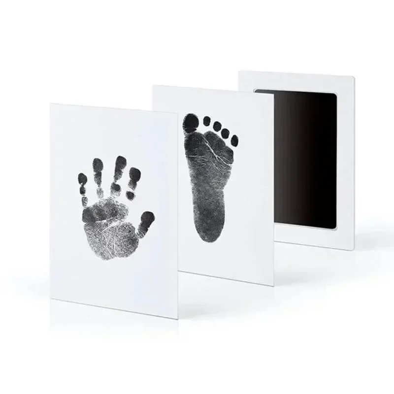 Kit empreintes mains et pieds bébé souvenir non toxique impressions durables design moderne idéal cadeau naiss