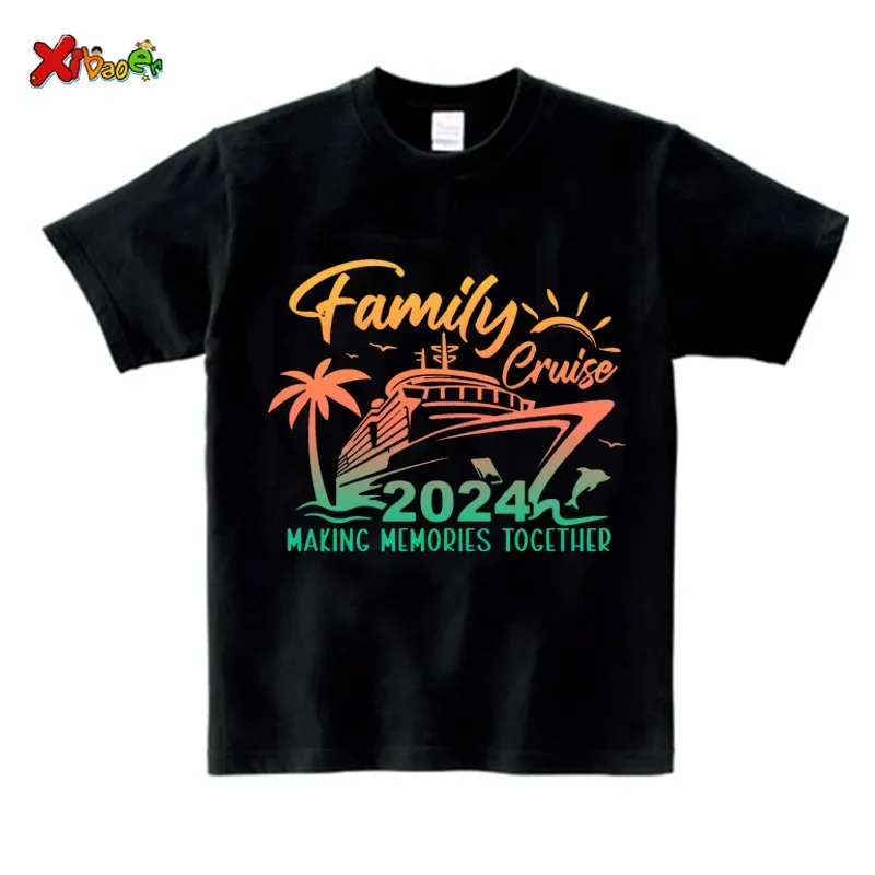 TShirt en coton famille vacances croisière bébé enfant maman papa look