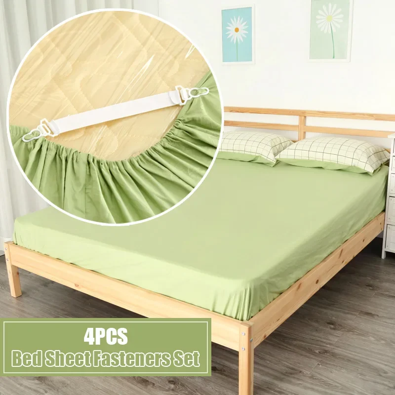 Ensemble de pinces élastiques pour drap de lit bébé 4 pièces nylon et