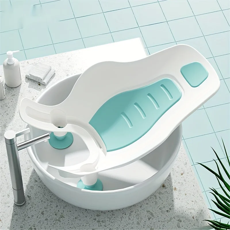 Siège de bain bébé coussin de baignoire évier siège lavable pour nouveaunés support antidérapant évier baignoi