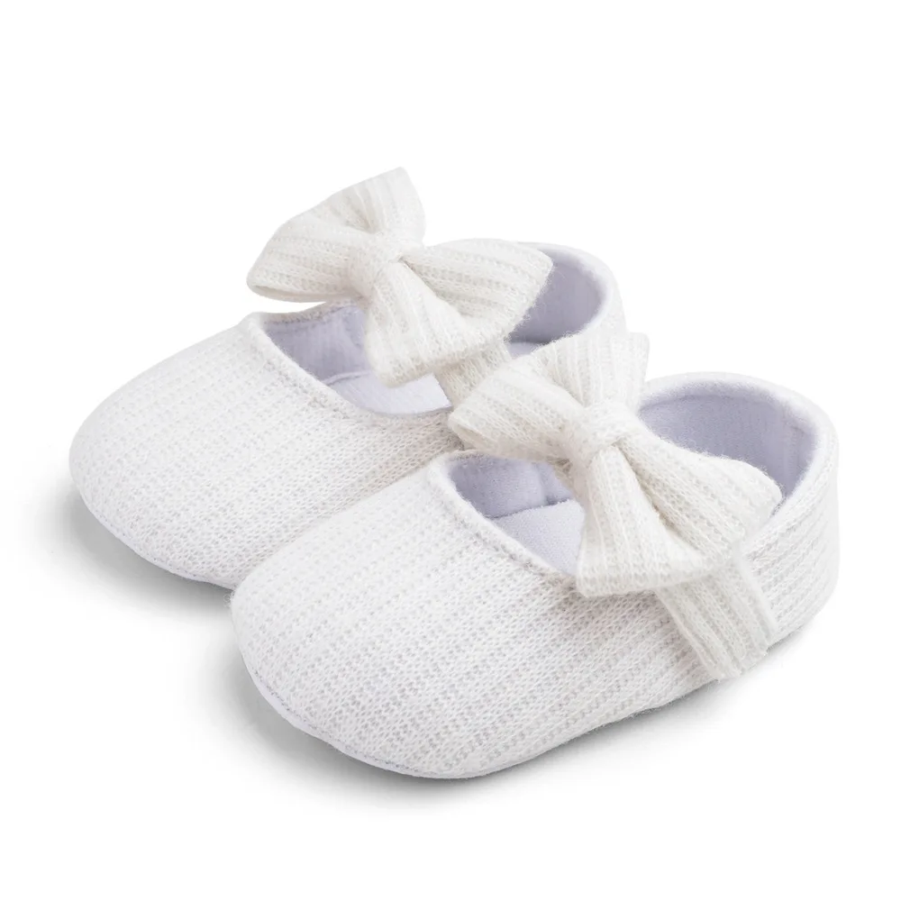 Chaussures bébé premier marcheur arc fleur semelle souple antidérapant