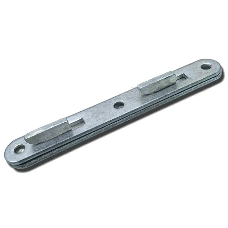 Charnière Universelle en Métal Galvanisé pour Rail de Lit 2 Crochets Fixation Sécurisée Accessoire Bricolage P