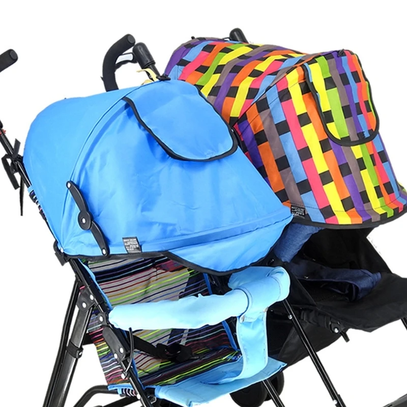 Poussette double bébé design multicolore moderne sécuritaire pour jumeaux portage ville & loisirs style co