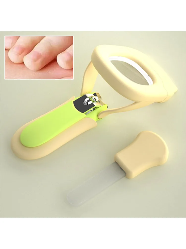 Coupeongles bébé ergonomique antidérapant manucure douce soins ongles mains pieds enfant 012 mois