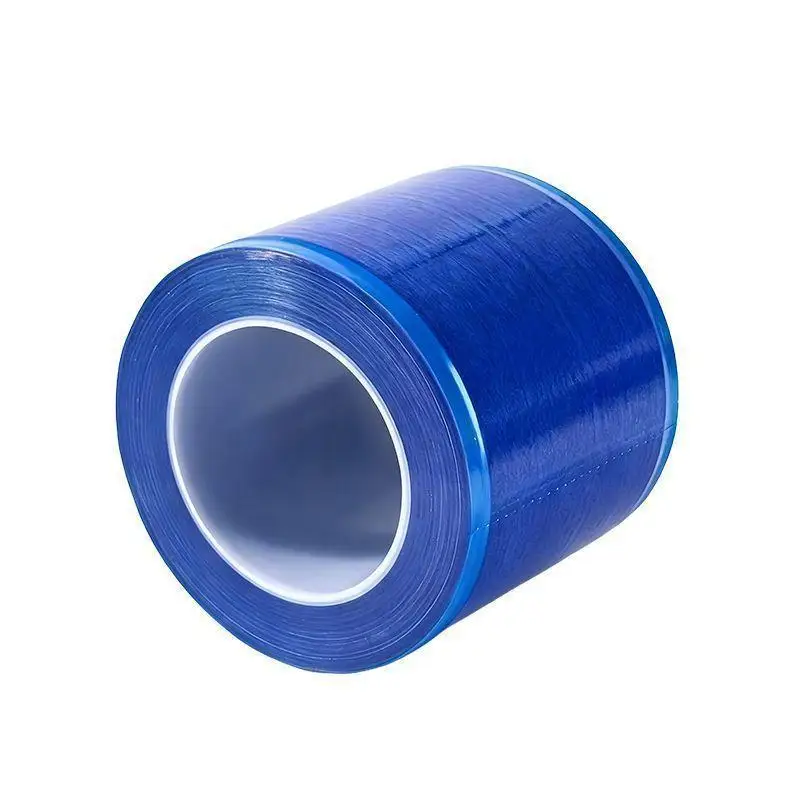 Film adhésif polyéthylène bleu rouleau protection équipement emballage réparation usage multifonctionnel quali