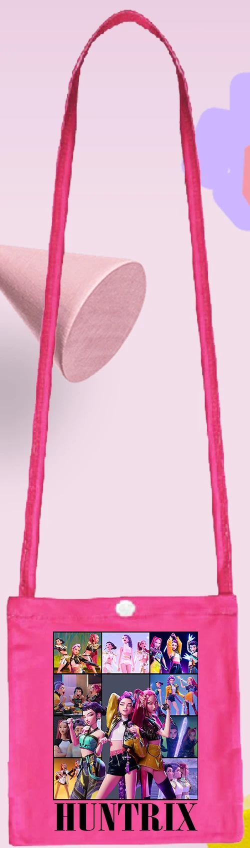 Sac à bandoulière Huntrix Kpop pour enfants fille garçon vêtements enfant style démon chasseur sac à dos sac à
