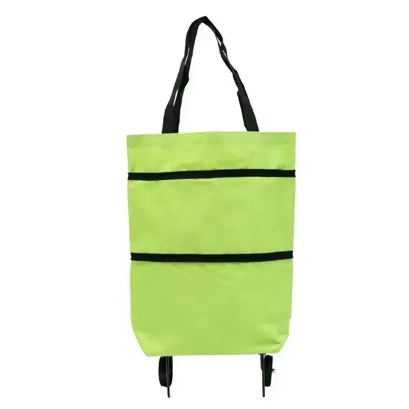 Sac de courses pliable avec roulettes chariot léger et portable pour l'épicerie le marché et le ramassage des 