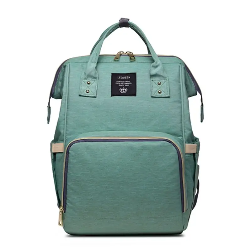 Lequeen Sac à langer Multifonctionnel Sac à Dos pour Bébé Soins Voyage Allaitement Design Moderne