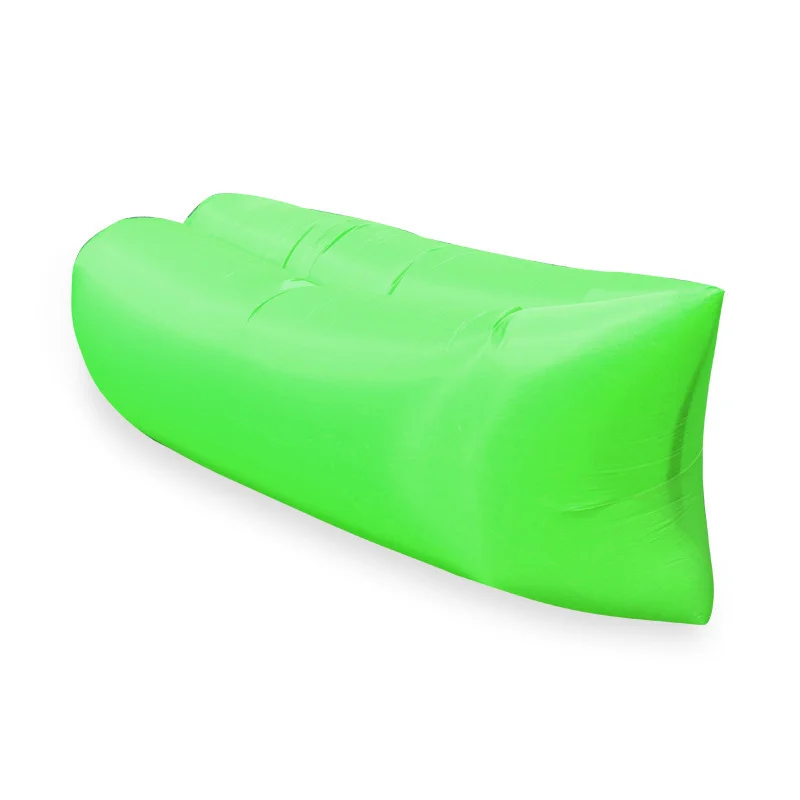 Canapé gonflable portable relaxant en PVC vert Usage extérieur Confort