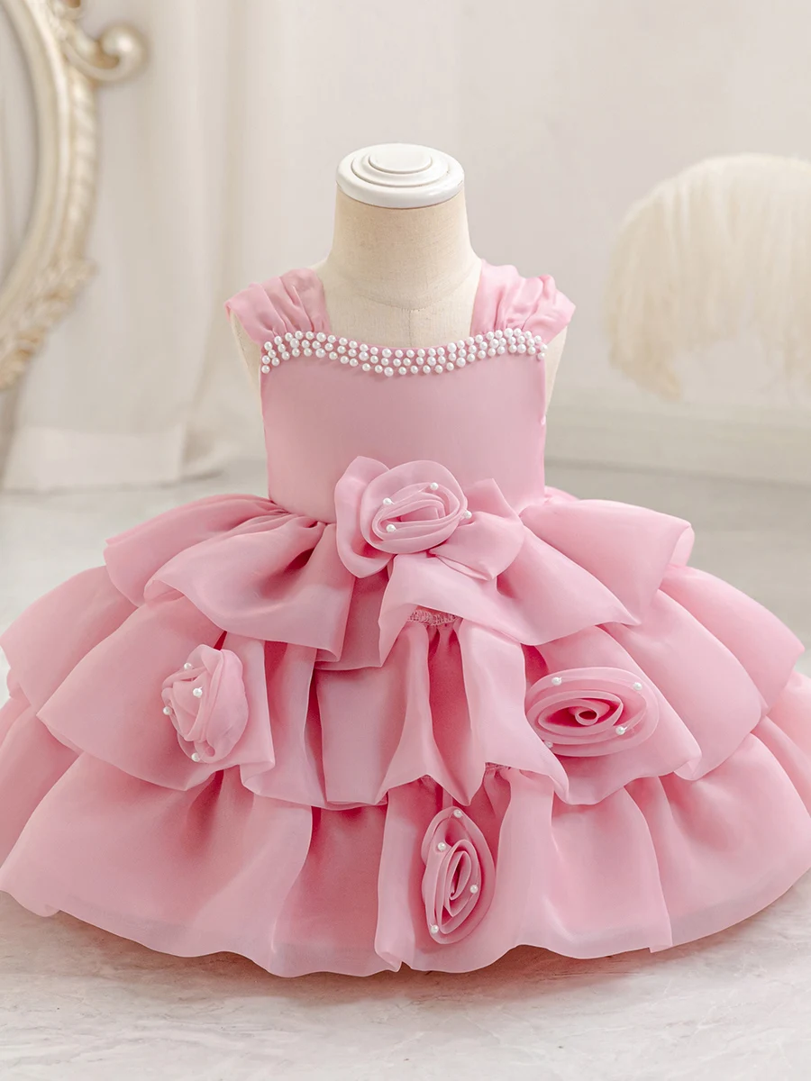Robe de princesse pour enfant occasion formelle fêtes d'anniversaire