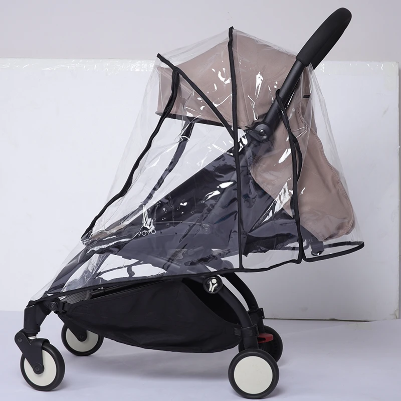 Housse de pluie universelle pour poussette YOYO/YOYO2/Yoya matière EVA sécurisée protège du vent de la pluie e