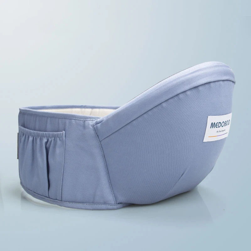 Coussin de soutien ergonomique MEDOBOO pour allaitement confort bébé douleur dorsale femmes enceintes bleu dou