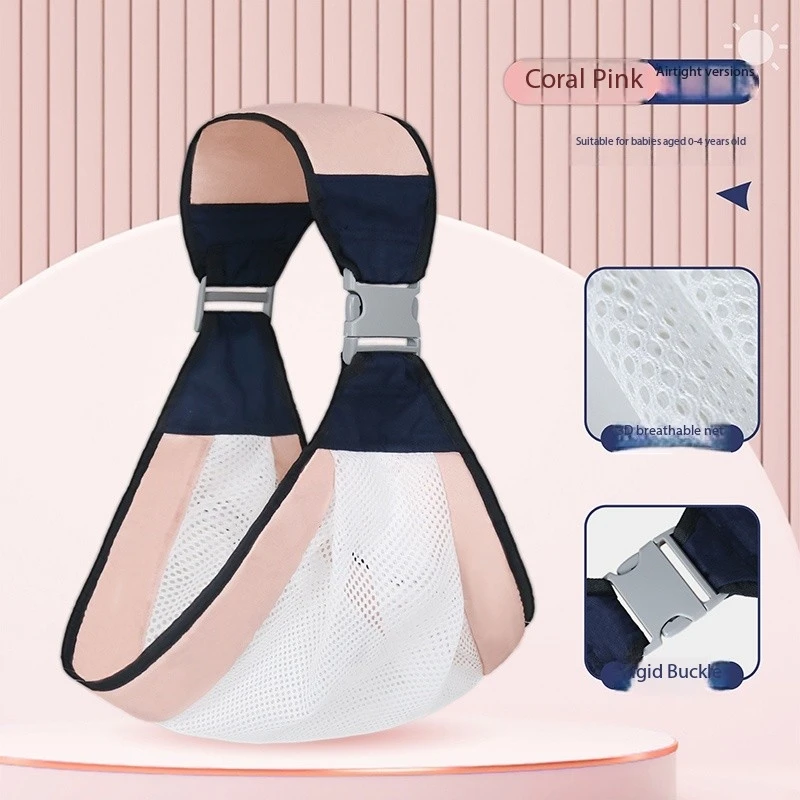 Portebébé ergonomique multifonctionnel ajustable en coton respirant pour bébé 04 ans design moderne et sécuris