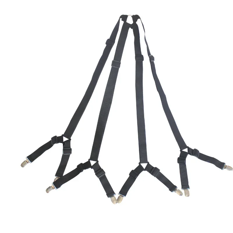 1 ensemble de bretelles de lit réglables, sangles de fixation de drap, Clippers, Kit de support de Clips, supp