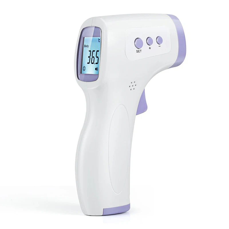 Thermomètre infrarouge numérique sans contact pour bébés et adultes mesure précise de la température design mo
