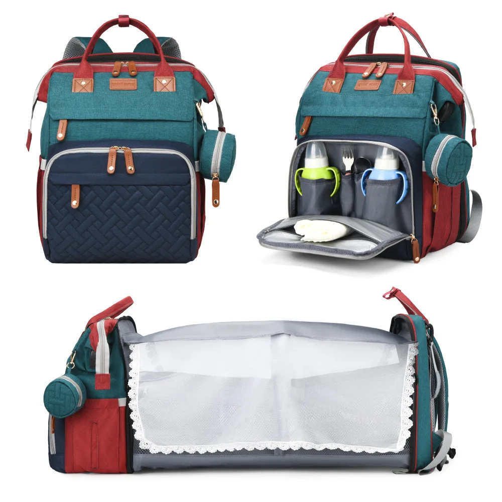 Sac à dos multifonctionnel bébé piquenique randonnée compartiments multiples portage pratique style moderne ti