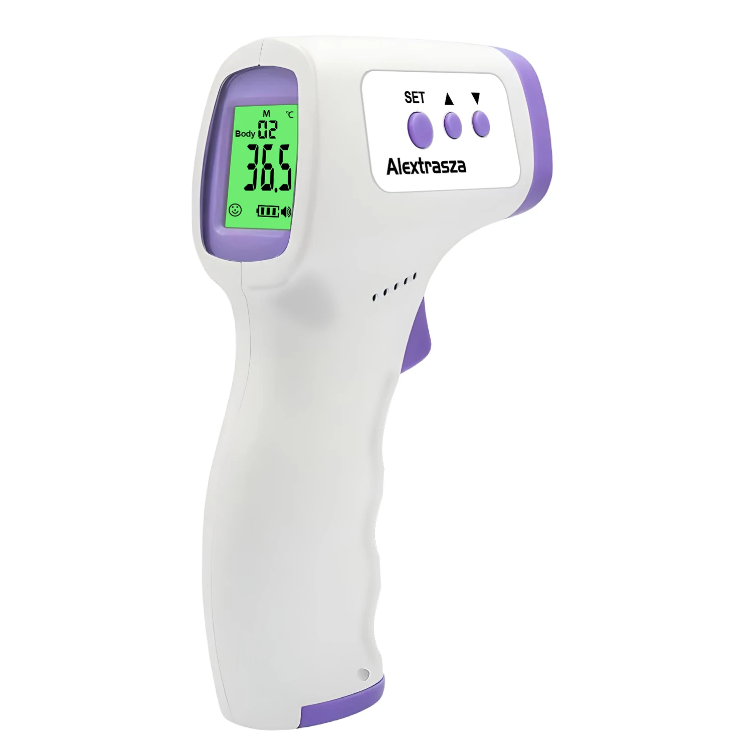 Thermomètre numérique frontal sans contact Alextrasza mesurage de température corporelle et fièvre bébé et adu