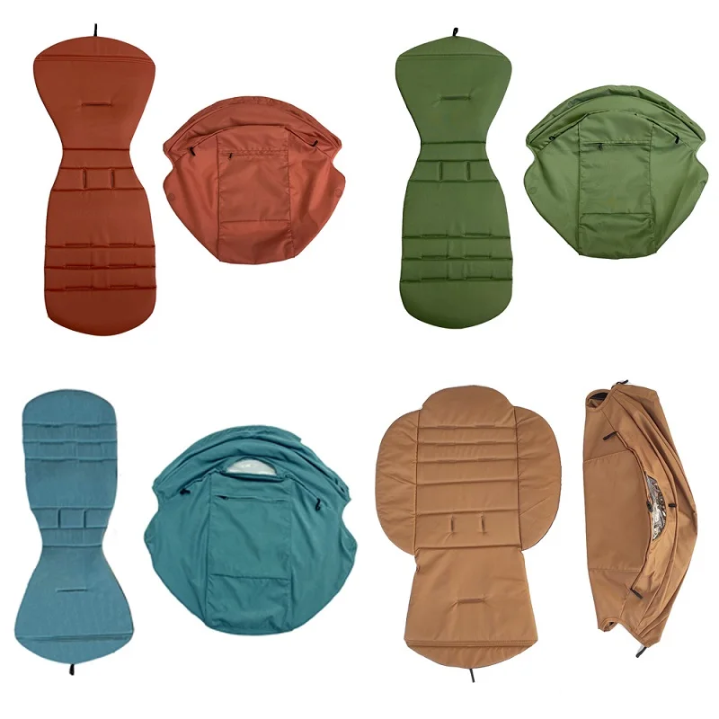 Housses potty pliables Mom Tan matelas confort extérieur coussins allongés design minimaliste 4 couleurs porta
